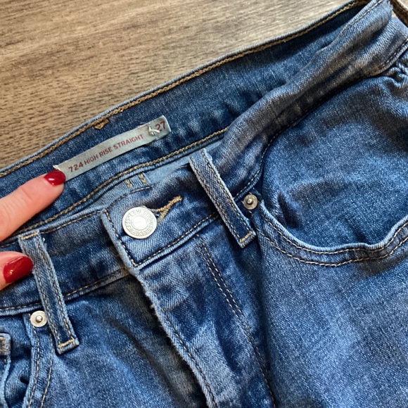 Original Levi’s 724 high-rise straight size 27 - Picture 4 of 5